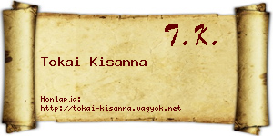 Tokai Kisanna névjegykártya